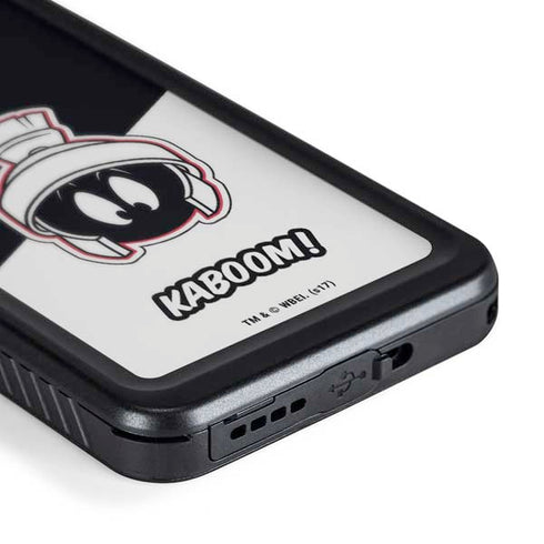 Looney Tunes Retro Marvin The Martian Galaxy S24 Plus Waterproof Case